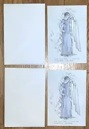 Stratford Festival 1978 Costume Design Cards for Julius Caesar Susan Benson 2