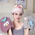 Fashionable Quick Dry Towel Cartoon Quick Drying Head Wrap Bath Cap Bathroom