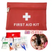 12Pcs 1st Aid Bag Holiday First Aid Kit Work Car Medical Pouch Emergency Travel