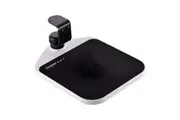 Adjustable Platform Under Desk Clamp Shelf Ergonomic Wrist Rest Mouse Pad - White