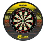 Formula Sports Micro Band 3 Dart Board and Winmau Miami Dartboard Surround Set
