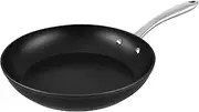 [Venga!] 28 cm Frying Pan, Non-Stick Coated, Dishwasher Safe, Turbo Induction Bottom, Oven Safe, Black/Silver, VG PAN 3020
