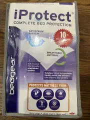 NEW BedGear King iPROTECT Mattress Protector Waterproof Barrier