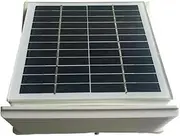 Mananasun PLASTIC SOLAR VENT FAN VENTILATION WALL EXTRACTOR Max 68CFM Φ120mm DC MOTOR
