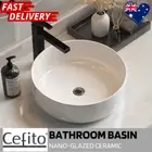 Cefito Ceramic Basin Sink 35x12cm Easy Install Vanity Hand Wash Bowl AU Stock