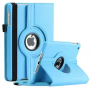 For For Apple iPad Air 3 Cover, 3rd Gen 10.5 2019 Leather Smart 360 Rotate Flip Stand Case Cover (Sky Blue)