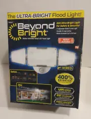 NEW! Ontel Beyond Bright Motion Activated Wired Ultra Bright LED Flood Light