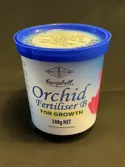 Orchid Fertiliser : Campbells Blue 500g for GROWTH