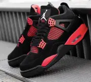Air Jordan 4 Retro Red Thunder GS |Size 6Y / 7.5W| 408452-016 *FAST SHIPPING