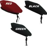 Beret "Monty" RED-GREEN-BLACK G.I Style Military Army Wool Hat 45991-45992-45993