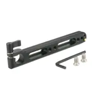 NICEYRIG Safety NATO Rail with 15mm Rod Clamp fr DSLR 15mm Rod Slip Strip System