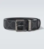 [Gucci] Gucci GG Canvas belt Inch 44 black