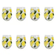 8x LVD Juice Glass Water Drink Tumbler Glassware/Drinkware Cup 9x12cm Lemoncello