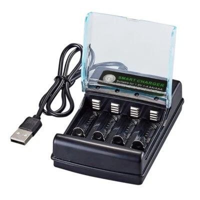 Alkaline Battery Charger 1.5V with Leds Charging Circuit for Multiple Types