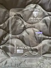 F-Hole Router Template Laser Cut Acrylic .25 FREE SHIPPING Luthier Tool