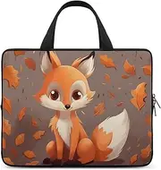 Laptop Case Sleeve Shockproof Computer Carrying Bag Fall Fox Notebook Case Cover Laptop Bag Water Resistant Computer Cases Tablet Briefcase for Travel Business 12 Inch