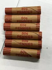 PENNY COIN CRIMPED WRAPPERS 950 PRE-FORMED ROLL’S