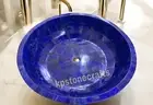 Blue Lapis Lazuli Wash Basin | Stone Hand Wash Sink | Luxurious Bathroom Décor |