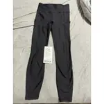 LULULEMON FAST AND FREE HR TIGHT 24 FLEECE 加絨款S號 黑色