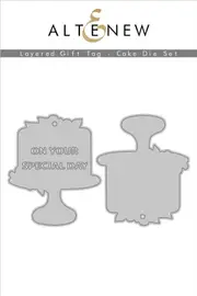 Altenew Layered Gift Tag - Cake Die Set