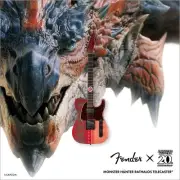 Fender Monster Hunter Rathalos Telecaster Rosewood Fingerboard Rathalos Red