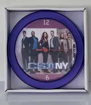 CSI:NY 7" Purple novelty wall/desk clock Brand New