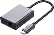 for TV 4K USB Dock Adapter USB C Ethernet USB C to Ethernet Adapter Plug and Play Support PD Charging,