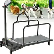 Dog Treadmill for Small Dogs, Adjustable Ramp Canine Running Slatmill Machine with Pedometer,Indoor Pet Running Machine,for Exercise & Healthy & Fit Pet Life