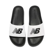 在飛比找蝦皮商城優惠-【NEW BALANCE】NB 拖鞋 基本款 休閒 黑白 D