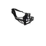 Soft Basket Muzzle Dog biting chewing barking flexible silicone padded Size 3