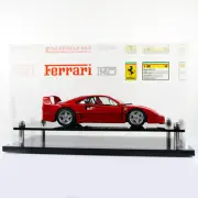 Ferrari F40 1:18 Scale Acrylic Display Case *Car Not Included
