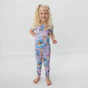 Little Sleepies ✨ Size 9/10 ✨ Bluey Purple Bingo Sleepytime Pajamas PJ Pant Set