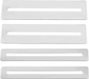 4PCS Guitar Fingerboard Guards Stainless Steel Guitar Fingerboard Fretboard Protector for Dressing and Polishing Frets