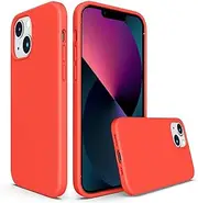 Phone Case for Apple iPhone 13 Mini Case, Silicone Gel Case [Soft Inner Lining] Protective Case for iPhone 13 Mini Case, Shockproof, Red