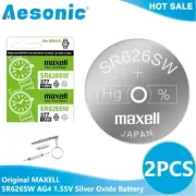 2PCS Original Maxeii 377 SR626SW AG4 LR626 SR66 V377 1.55V Silver Oxide Battery