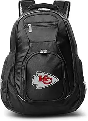 Kansas City Chiefs Laptop Backpack- Fits Most 17 Inch Laptops and Tablets - Ideal for Work, Travel, School, College, and Commuting, Black, Large, Travel Backpacks