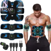 EMS Wireless Muscle Stimulator Abs Trainer Smart Fitness Abdominal Training Body