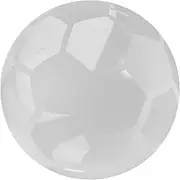 MUSISALY Crystal Football Crystal Soccer Decors Desk Crystal Ball Decor Mini Crystal Soccer Ornament Small Soccer Crystal Ball Ornaments Soccer Crystal Ball Decoration