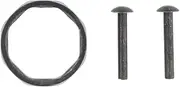 Itoarashi Cutlery Kogyo KH-21 Stainless Steel Katsura for Trimming Shears (With Nails, Octagonal Katsura, Inner Diameter 0.8 inches (21 mm)