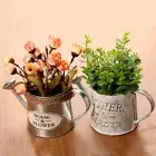 vintage flower pot succulent planter metal plant bucket vertical garden de_SL