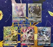Pokemon S-Chinese “Party of Battle” Leafeon Glaceon Sylveon Espeon Umbreon Card