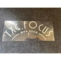 在飛比找蝦皮購物優惠-TXG FOCUS CLUB MK4 後檔貼紙