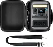 ANKHOH Case for Anker SOLIX C300 Portable Power Station, Battery Solar Generator Storage Holder for Charging Cable and Accessories（Box Only）