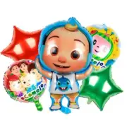 COCOMELON FOIL BALLOON SET 5 Pcs in 1 pack