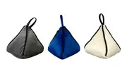 Velvet Pyramid Doorstop Home/Office Weighted Door Stopper in Assorted Colours