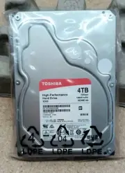 Toshiba X300 HDWE140 P/N: HDETR11GCA51 F/W: FP2A Toshiba 4TB 7200rpm Hard Drive