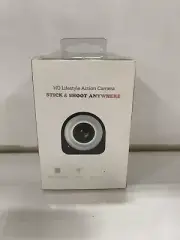 HD LIFESTYLE ACTION CAMERA STICK AND SHOOT ANYWHERE - Black