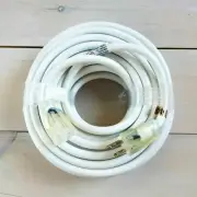 50' 12 Gauge White Extension Cord w Lighted End