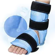 REVIX Ankle Ice Pack Wrap for Injuries Reusable Gel Foot Cold Pack for Achilles Tendonitis, Plantar Fasciitis and Sprained Ankles or Feet Pain Relief