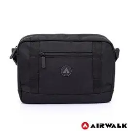 Backbager背包族【美國 AIRWALK】獨立本性休閒側背包/斜背包(黑色)